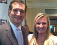 Brittany Walker with Senator Ted Cruz
