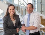 Lauren Hebl (3L) & Steve Berenson