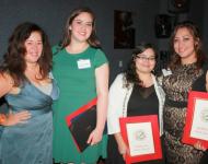 Lorena Slomansan '03 Karen Barragan (2L), Priscilla Askar (2L) and Samantha Mora