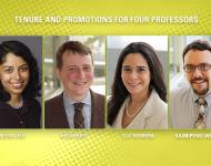Tenure & Promotions for Four TJSL Faculty Members