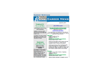 Public Service Newsletter - August 26, 2011
