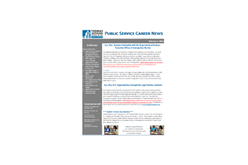 Public Service Newsletter - February 1, 2012