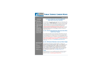 Public Service Newsletter - January 14, 2013