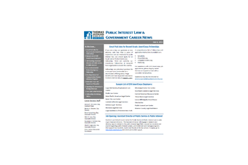 Public Service Newsletter - July 6, 2011
