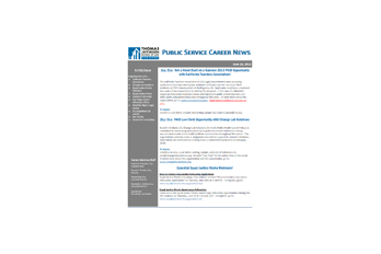 Public Service Newsletter - June 22, 2012