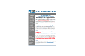 Public Service Newsletter - March 6, 2012
