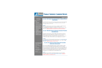 Public Service Newsletter - October 9, 2012