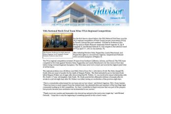 The Advisor - February 19 2013