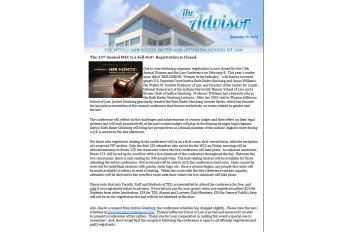 January 14 2013 Advisor