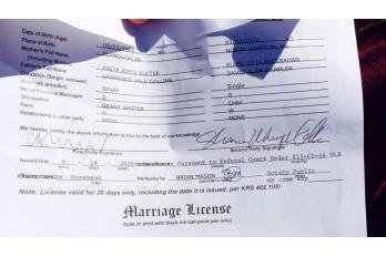 Marriage License