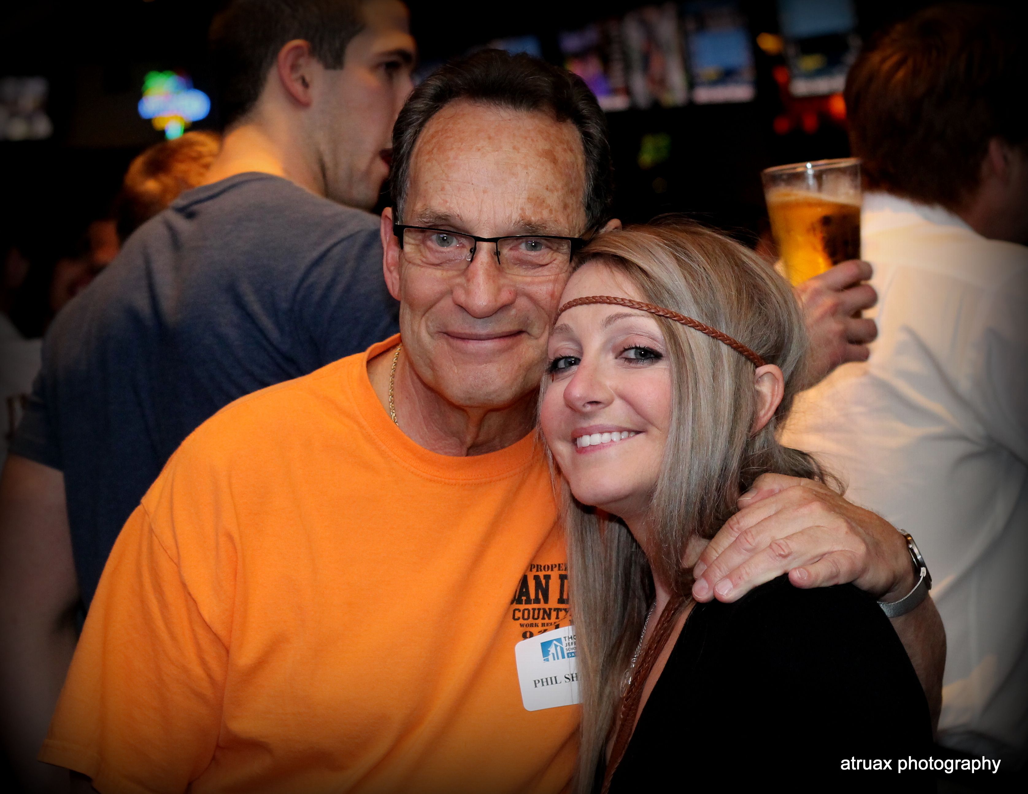 Alumni Philip Shapiro Spending time with SBA President Milena Celentano