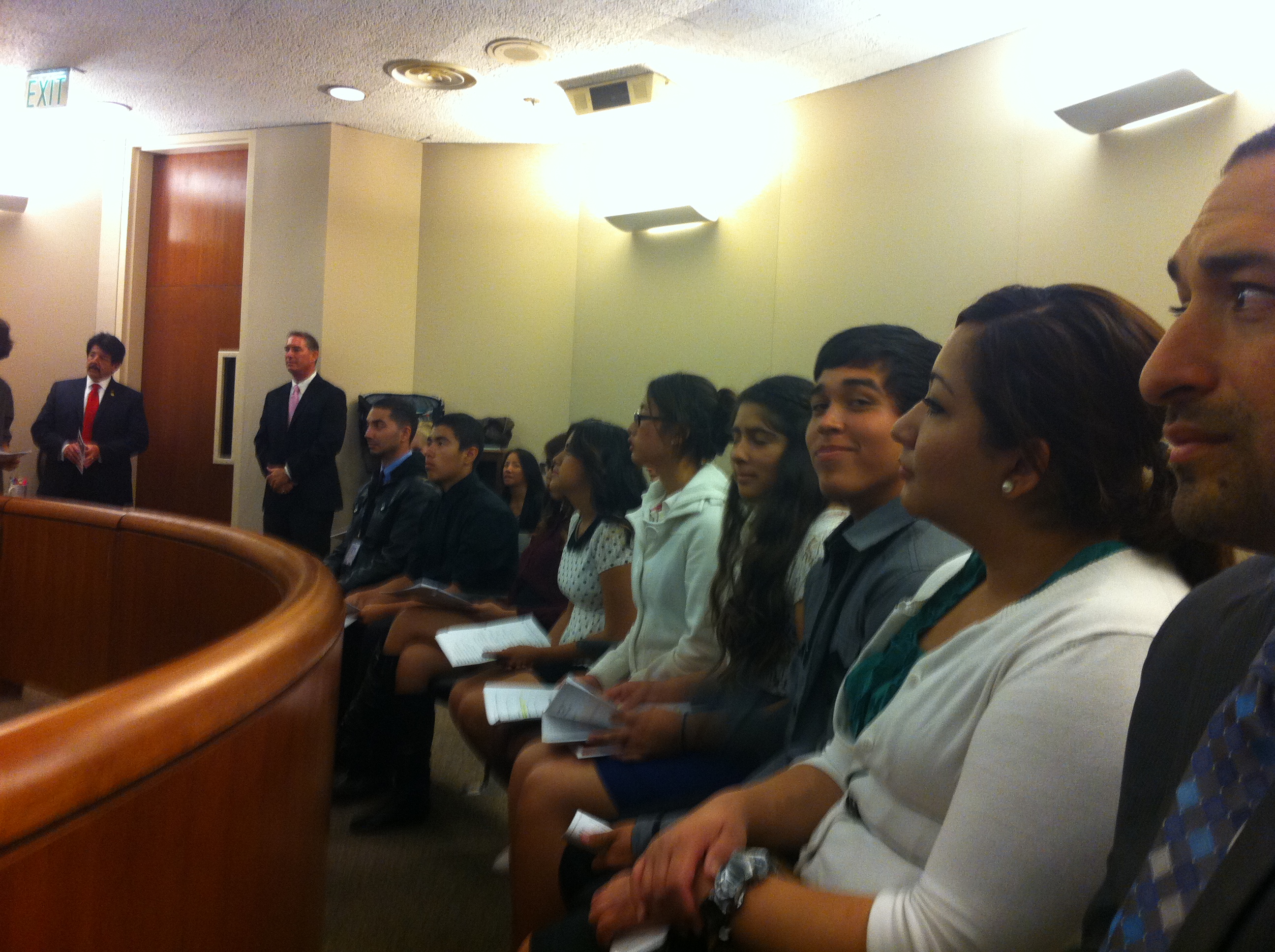 Samantha Morales (3L) and Francisco Batar (3L) 